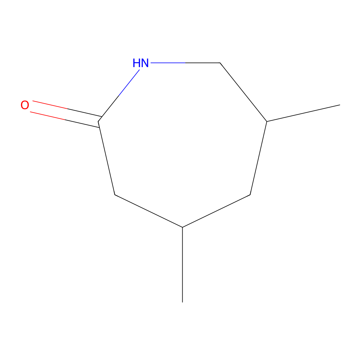 rac-(4R,6S)-4,6-dimethylazepan-2-one molecular structure, CAS 77729-53-4
