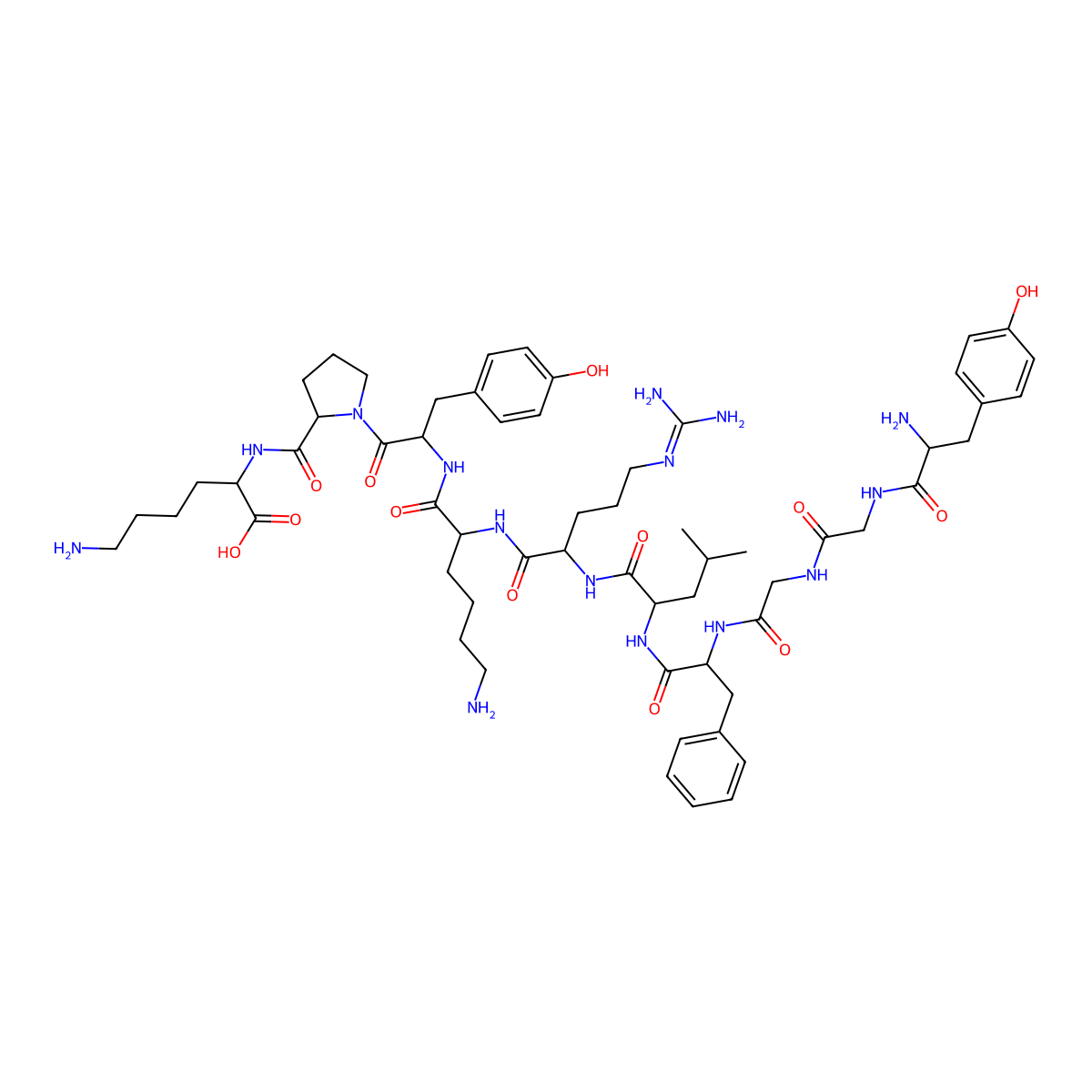 Alpha-Neo-Endorphin (Porcine) molecular structure, CAS 77739-20-9