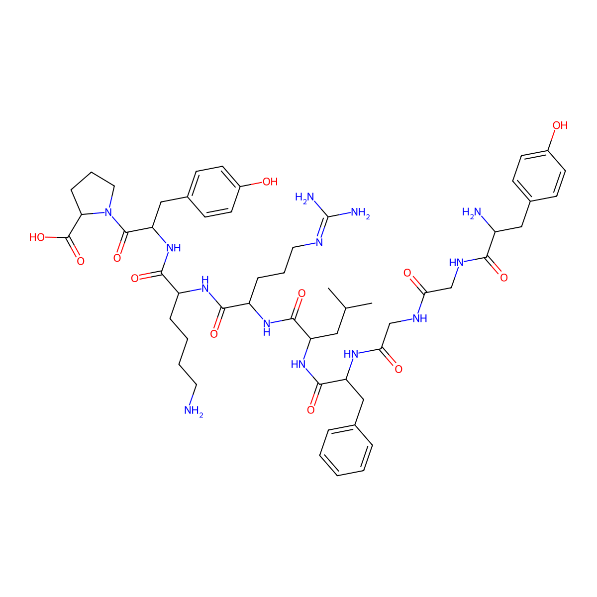 beta-Neo-endorphin molecular structure, CAS 77739-21-0