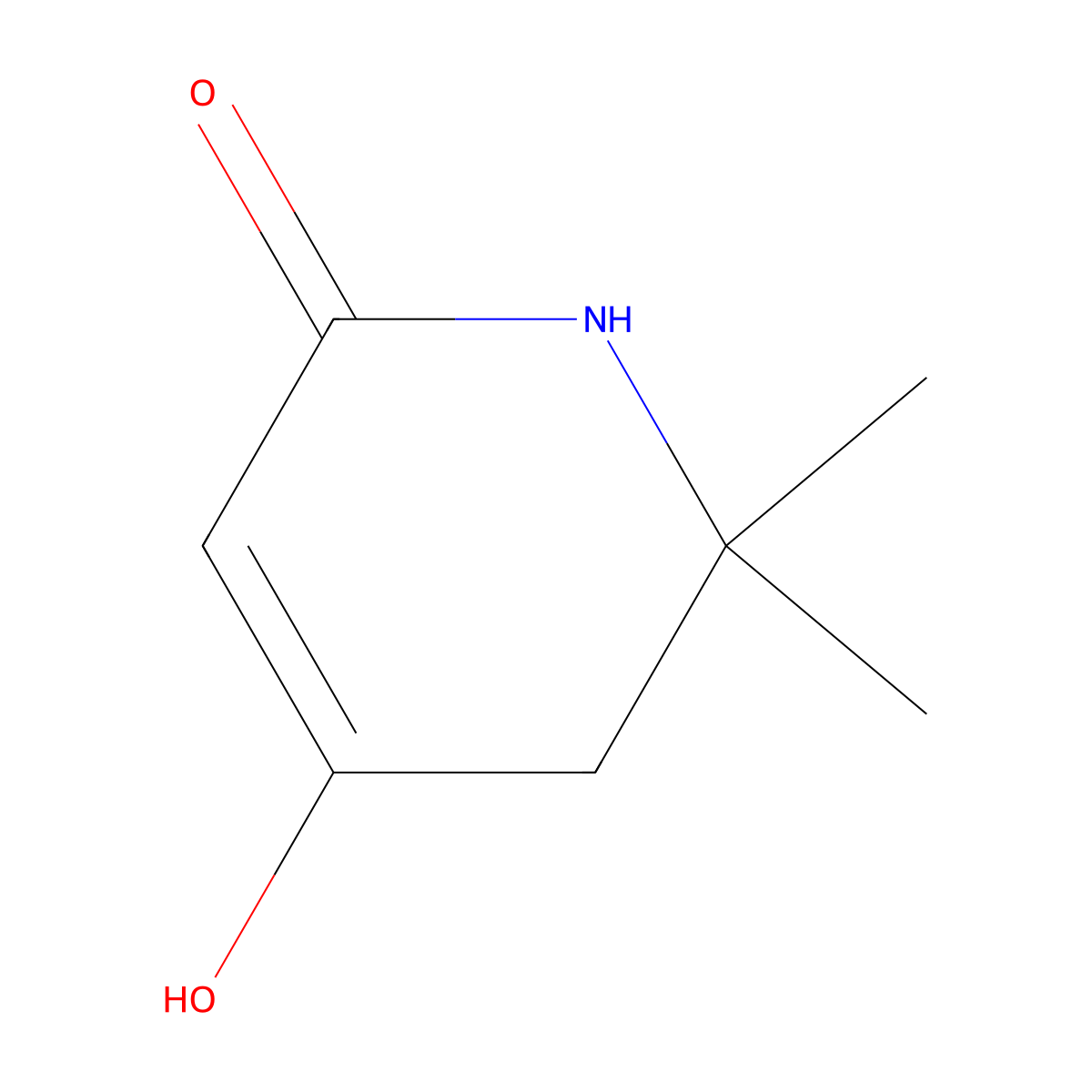 4-Hydroxy-6,6-dimethyl-5,6-dihydropyridin-2(1H)-one molecular structure, CAS 77747-76-3