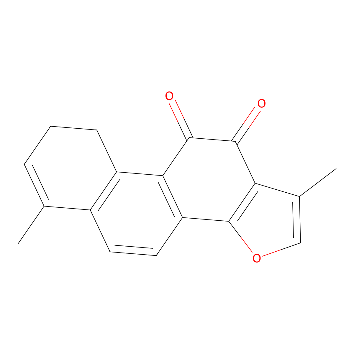 1,2-Dihydrotanshinquinone molecular structure, CAS 77769-21-2