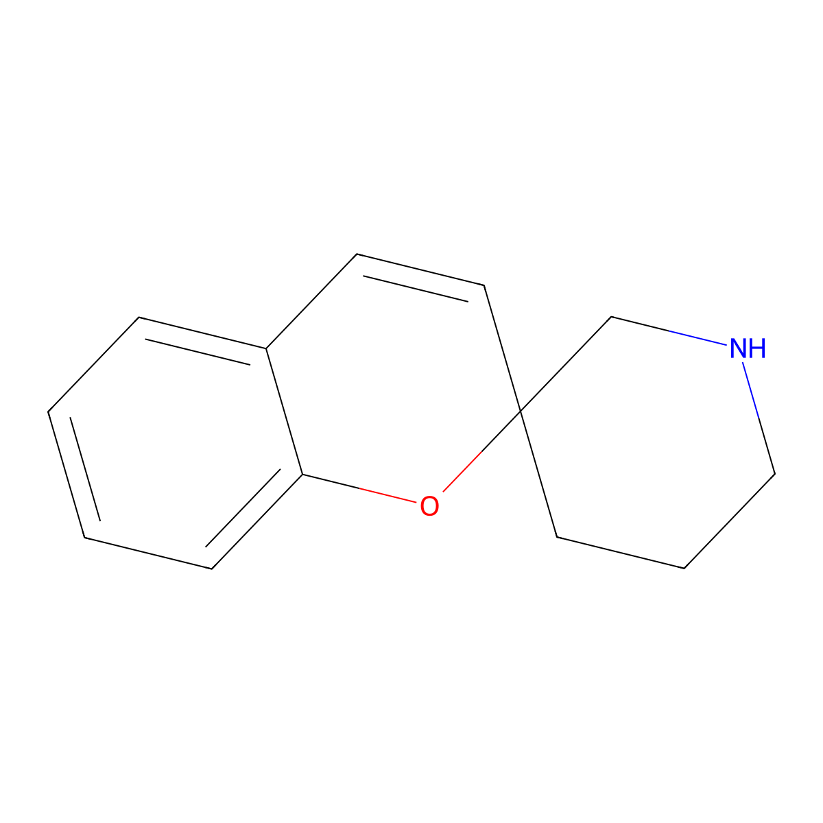 Spiro[chromene-2,3'-piperidine] molecular structure, CAS 77774-55-1