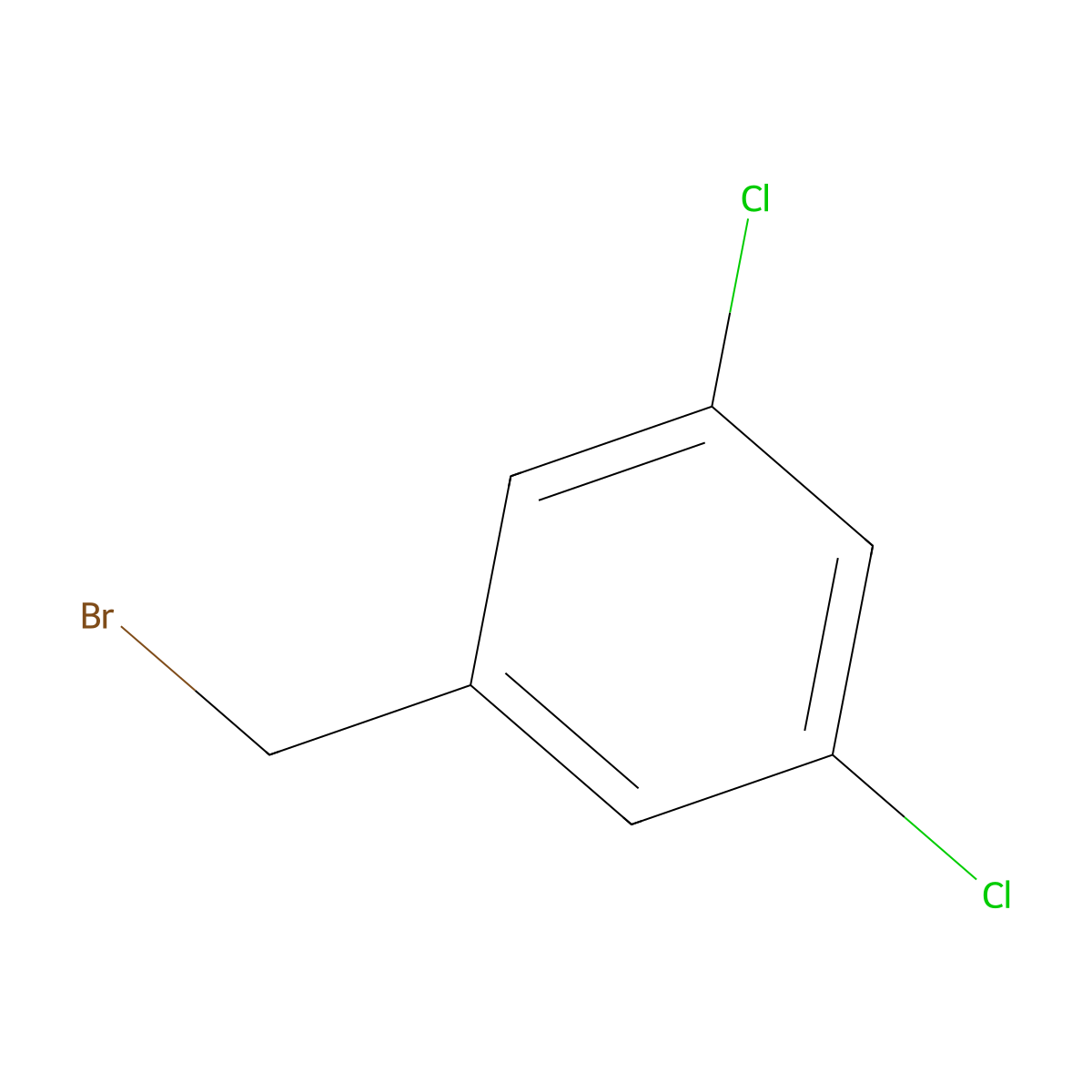 1-(Bromomethyl)-3,5-dichlorobenzene molecular structure, CAS 7778-01-0