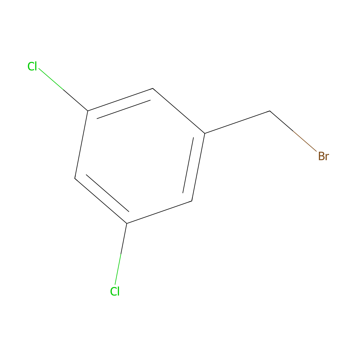 1-(Bromomethyl)-3,5-dichlorobenzene molecular structure, CAS 7778-01-0