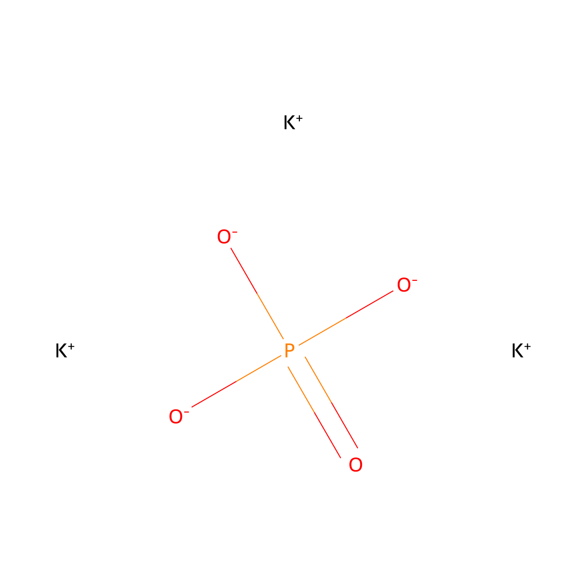 Potassium Phosphate, Tribasic molecular structure, CAS 7778-53-2