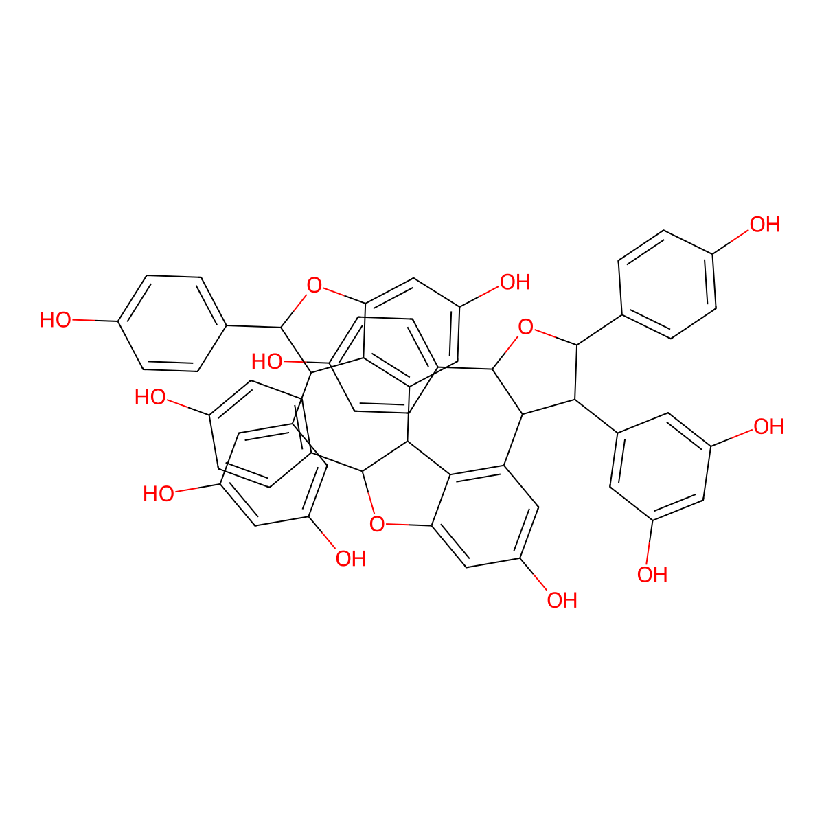 Carasinol B molecular structure, CAS 777857-86-0