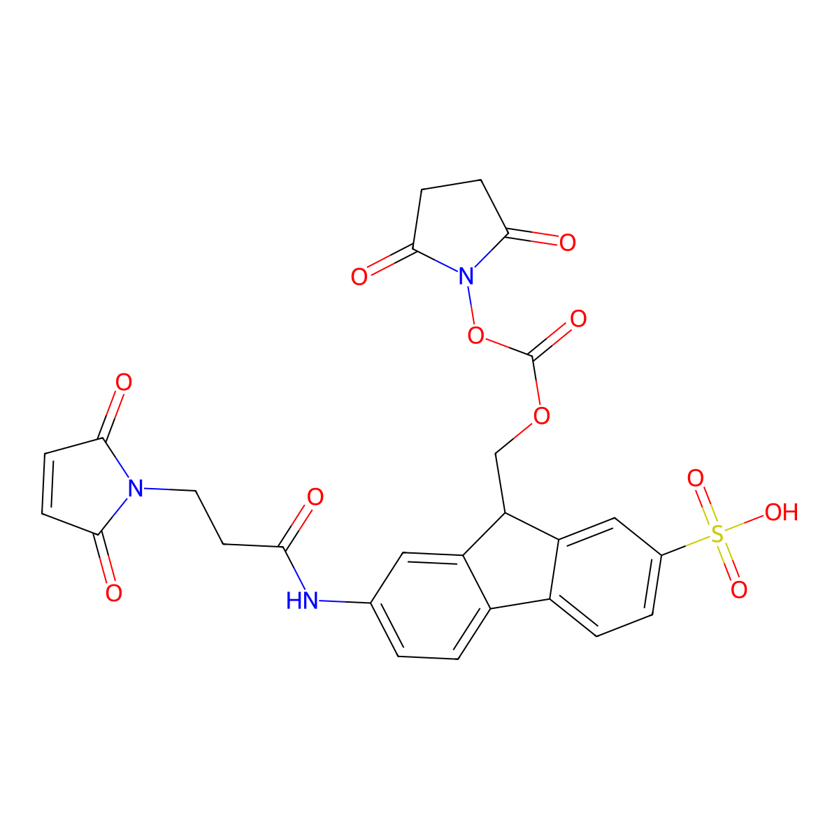 Mal-fms-nhs molecular structure, CAS 777861-69-5
