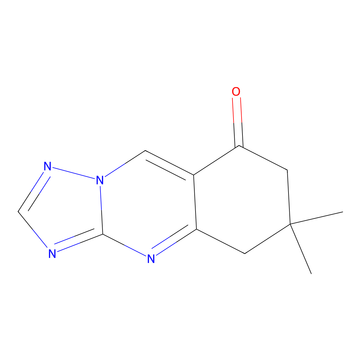 6,6-dimethyl-6,7-dihydro[1,2,4]triazolo[5,1-b]quinazolin-8(5H)-one molecular structure, CAS 777867-15-9