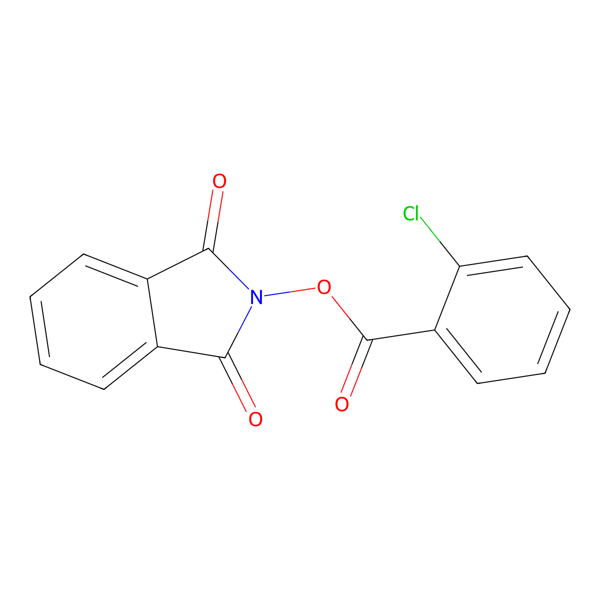 1,3-dioxo-2,3-dihydro-1H-isoindol-2-yl 2-chlorobenzoate molecular structure, CAS 777878-92-9