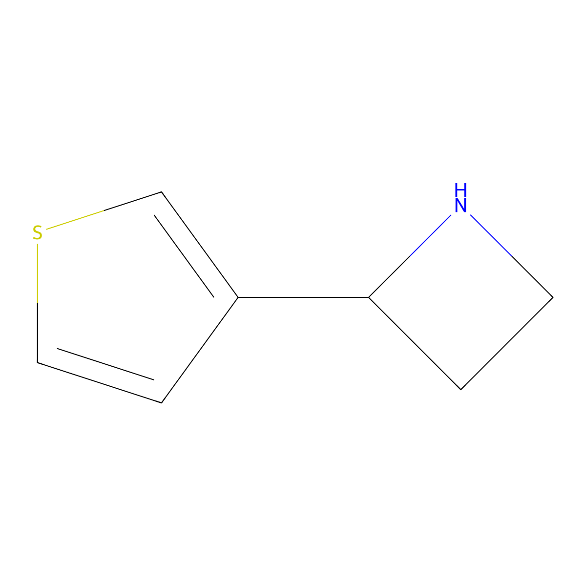 2-(3-Thienyl)azetidine molecular structure, CAS 777886-72-3