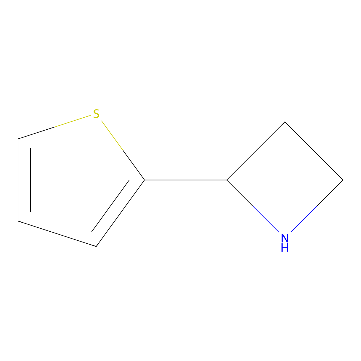 2-(2-Thienyl)azetidine molecular structure, CAS 777886-76-7
