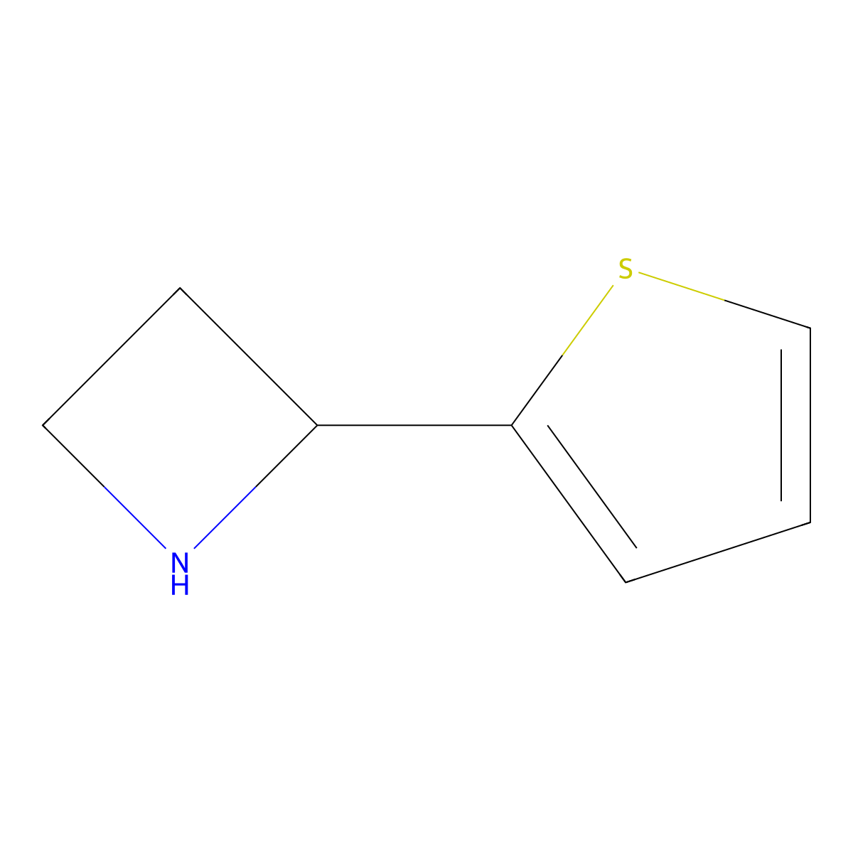 2-(2-Thienyl)azetidine molecular structure, CAS 777886-76-7