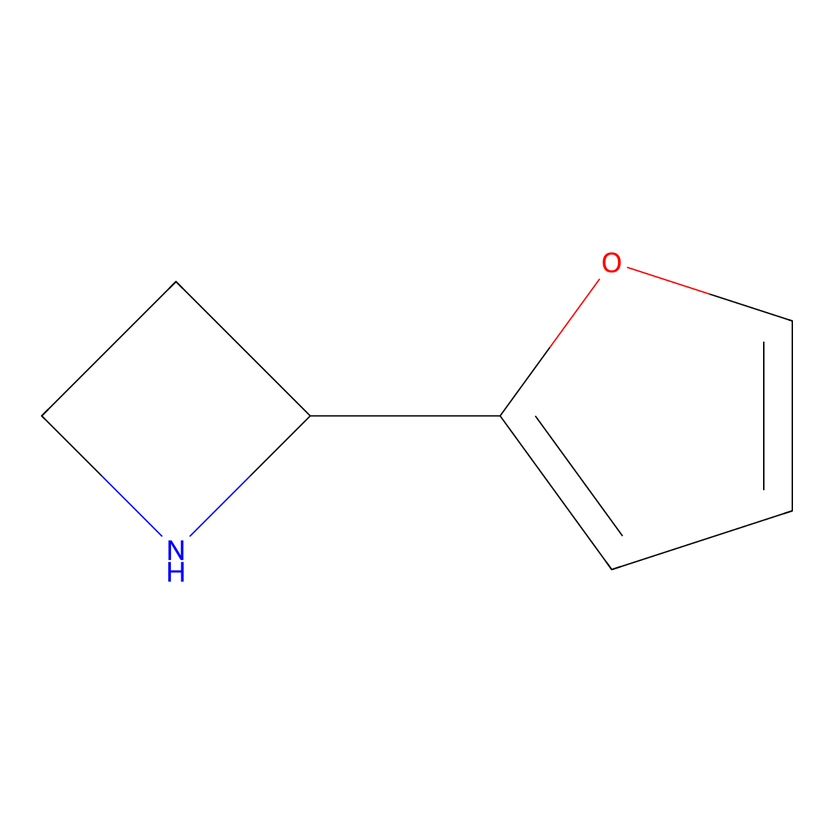 2-(Furan-2-yl)azetidine molecular structure, CAS 777886-82-5