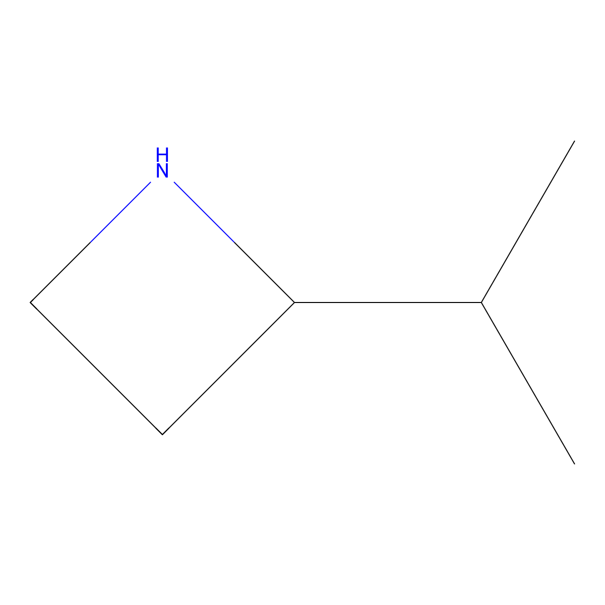 2-(Propan-2-yl)azetidine molecular structure, CAS 777888-12-7