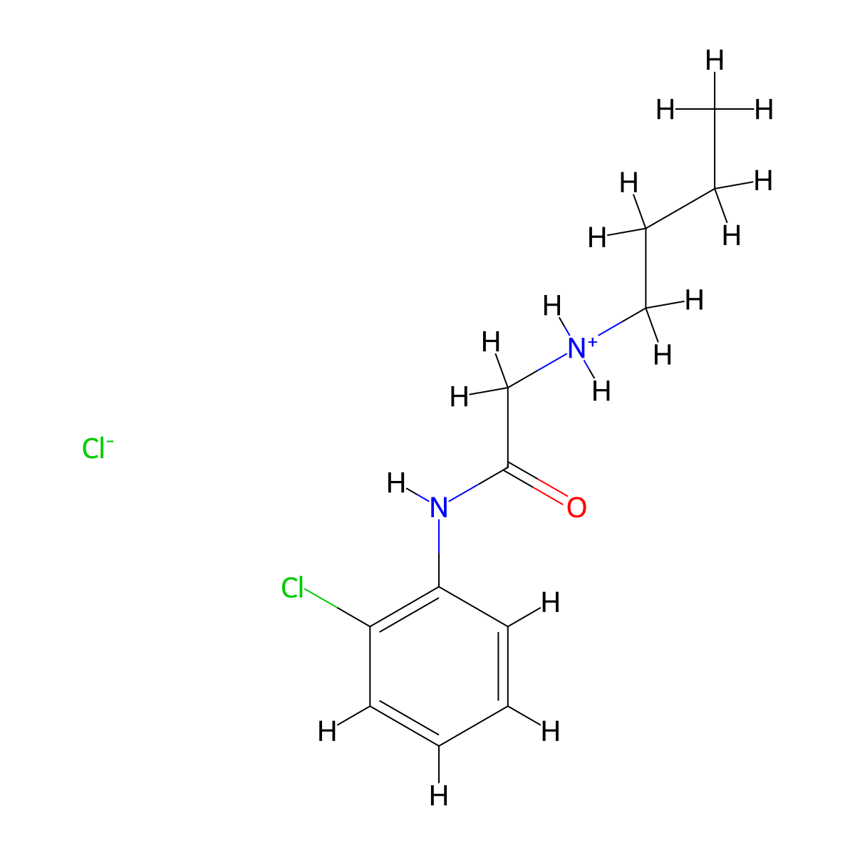 2-(Butylamino)-N-(2-chlorophenyl)ethanimidic acid--hydrogen chloride (1/1) molecular structure, CAS 77791-55-0
