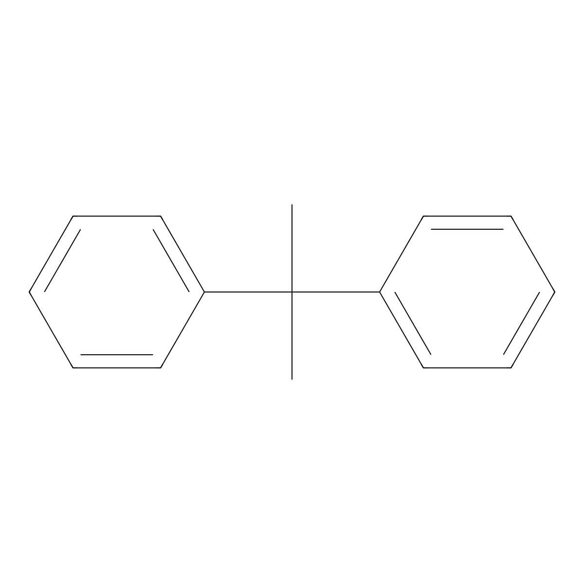 Dimethyldiphenylmethane molecular structure, CAS 778-22-3