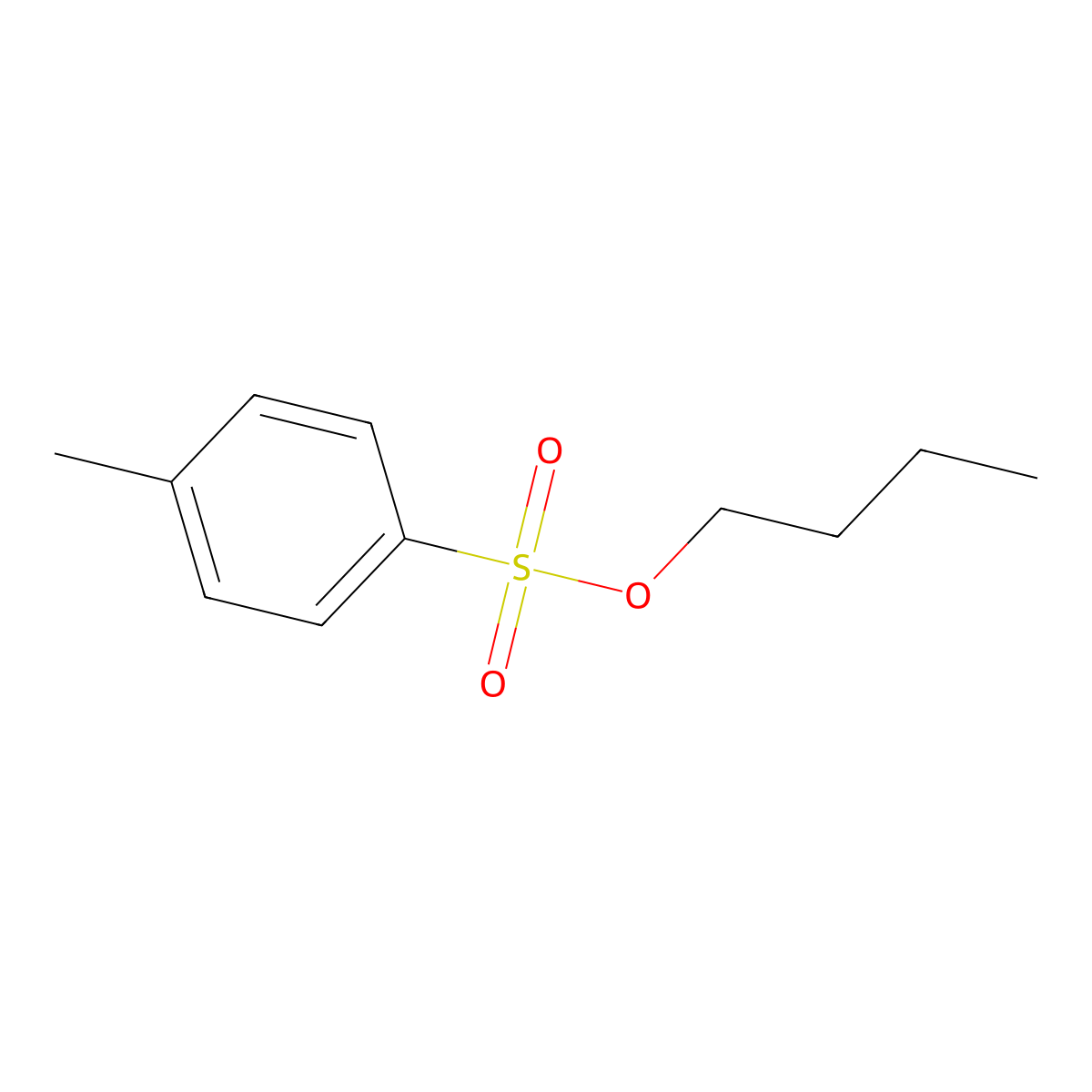 Butyl-p-toluenesulfonate molecular structure, CAS 778-28-9