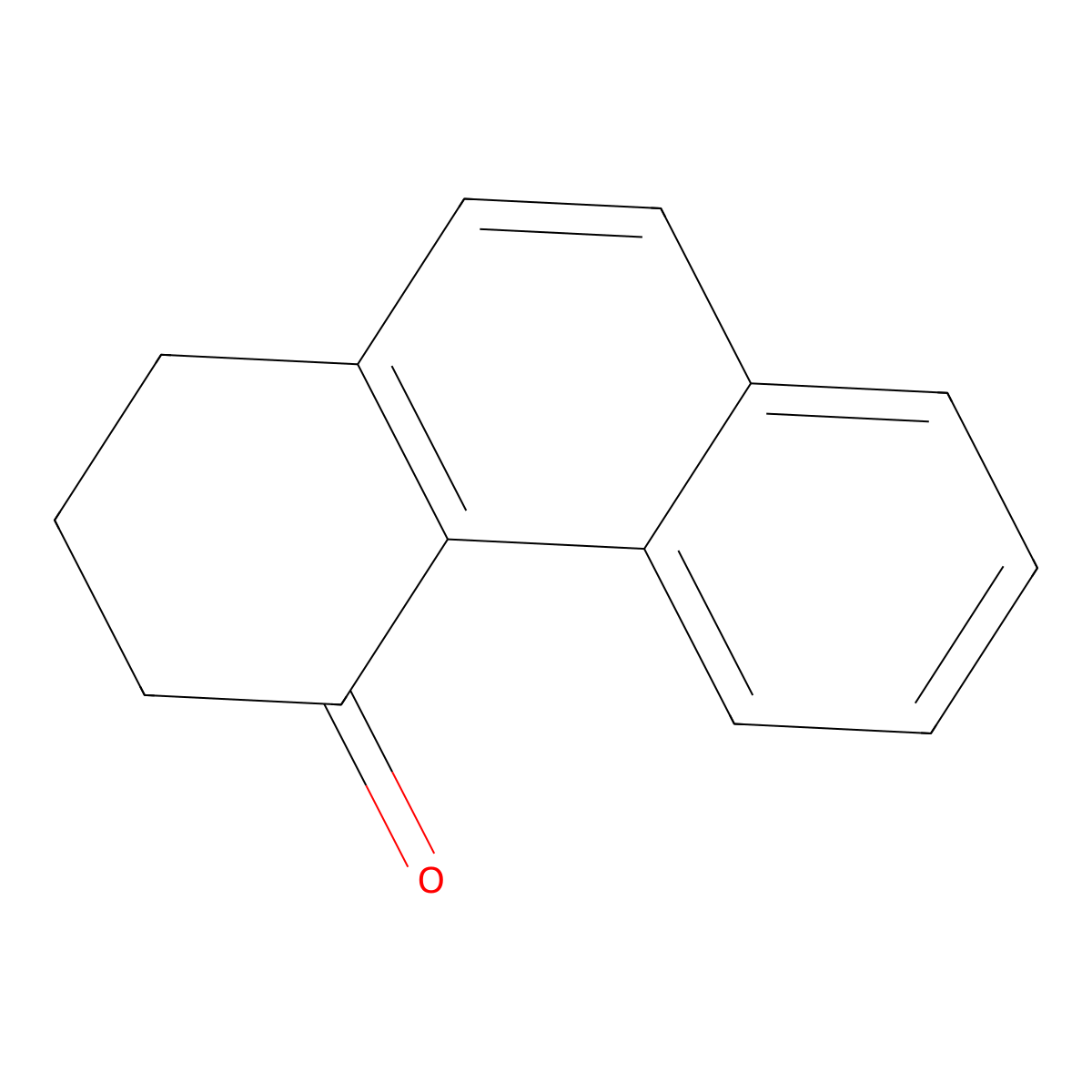 2,3-Dihydro-1H-phenanthren-4-one molecular structure, CAS 778-48-3