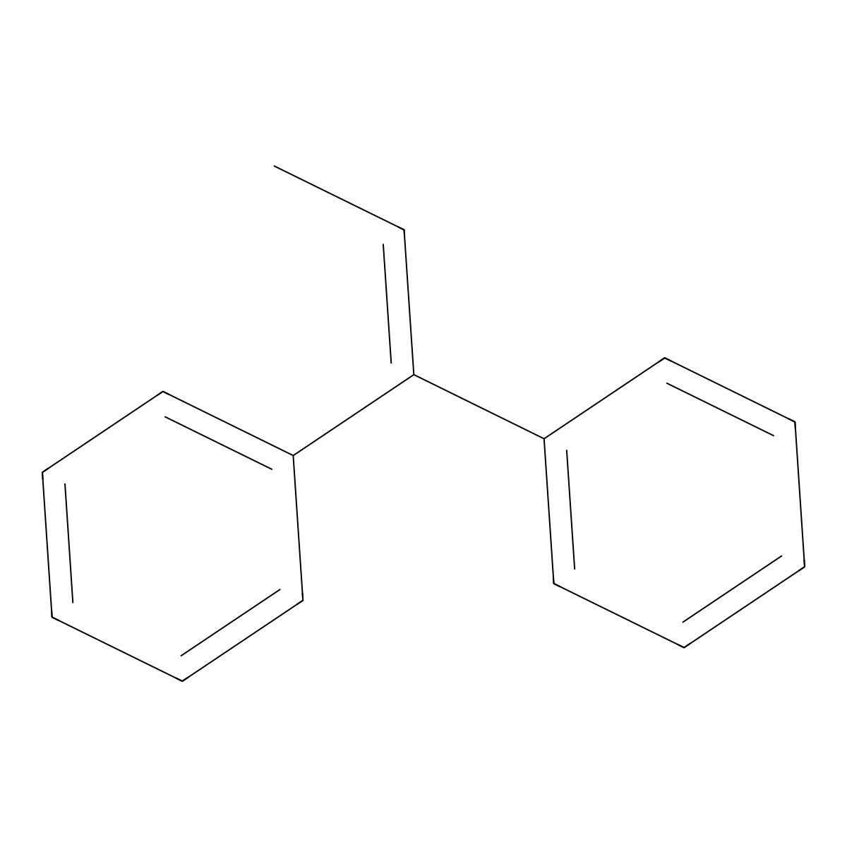 1,1-Diphenyl-1-propene molecular structure, CAS 778-66-5