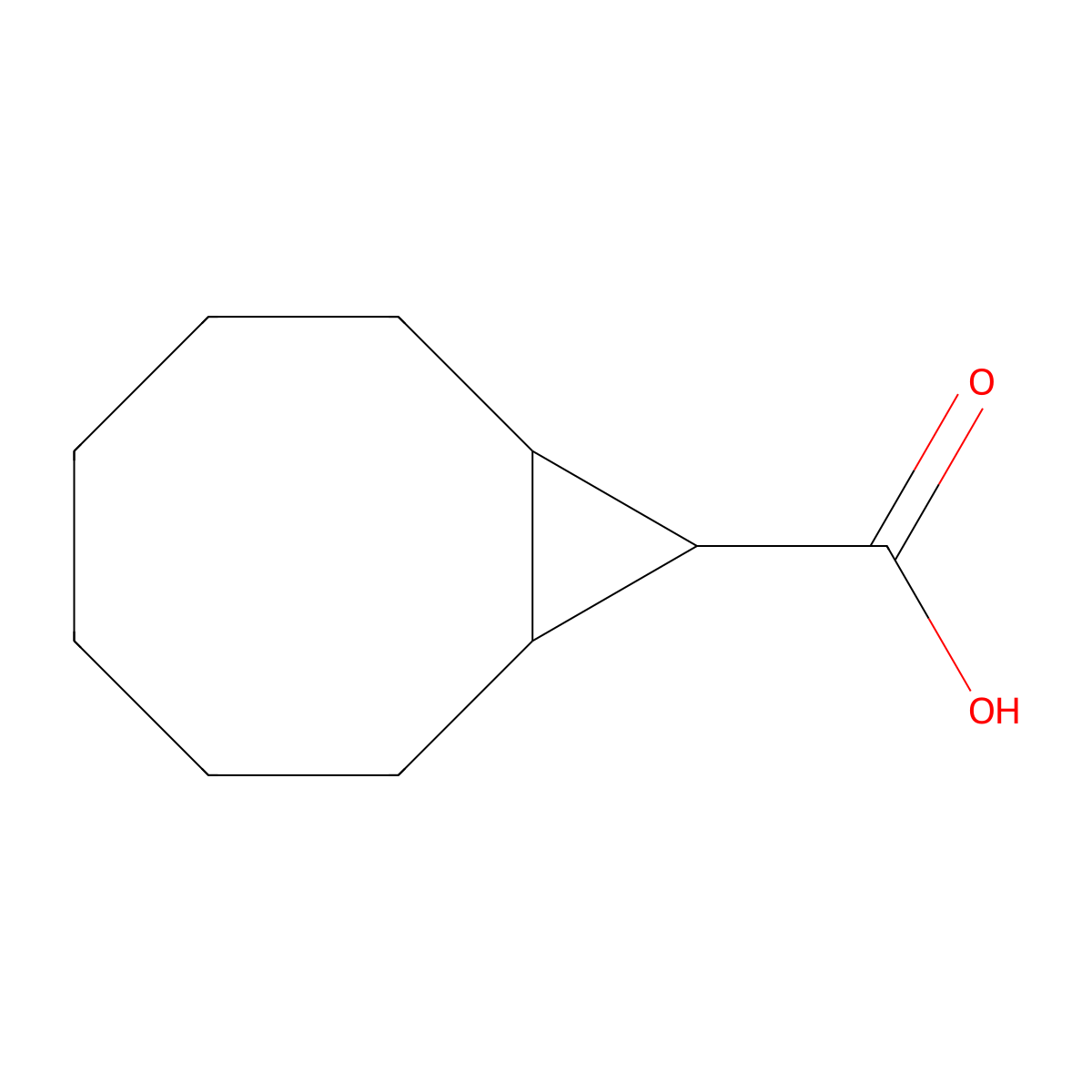 Bicyclo[6.1.0]nonane-9-carboxylic acid molecular structure, CAS 77841-63-5