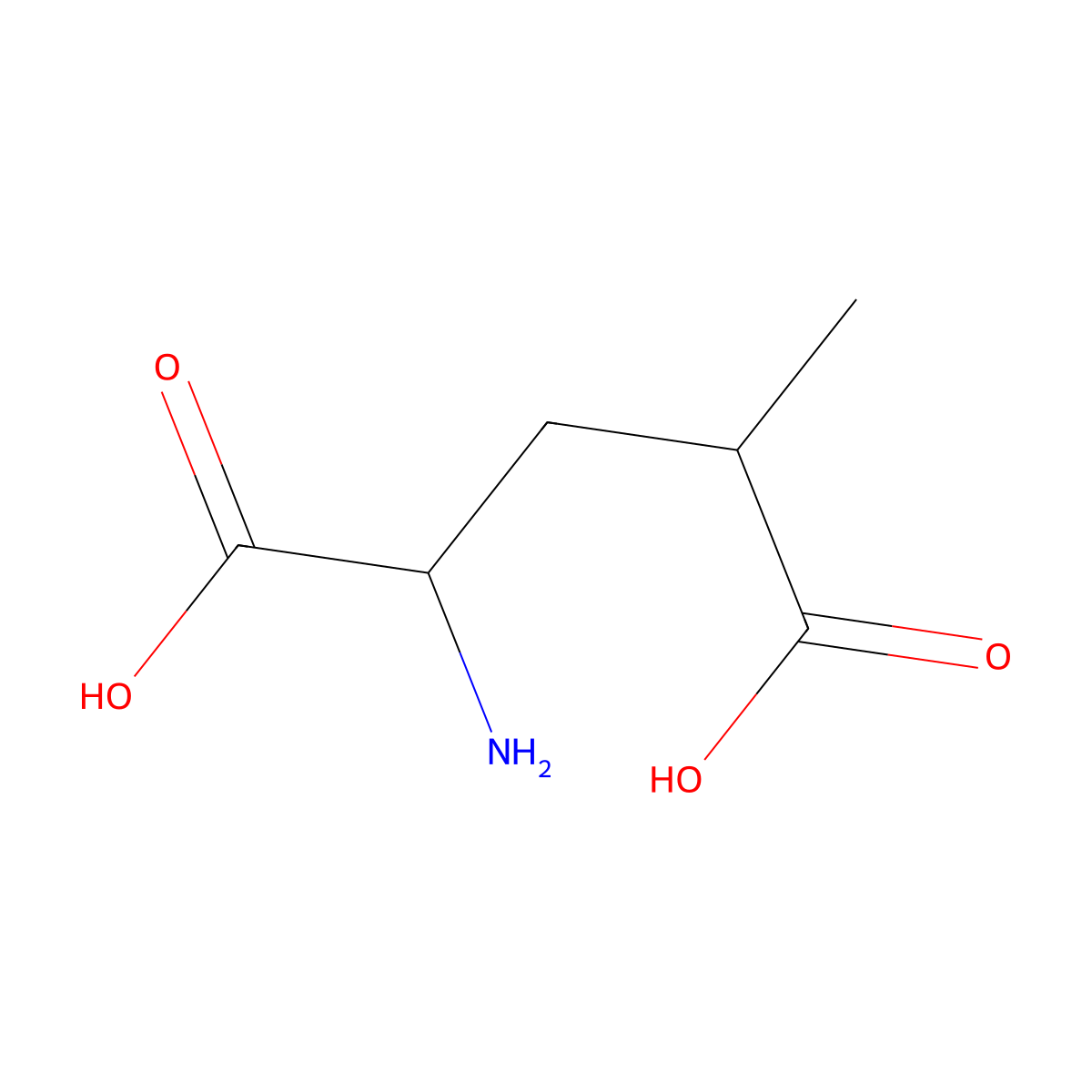 2S,4R-4-Methylglutamate molecular structure, CAS 77842-39-8