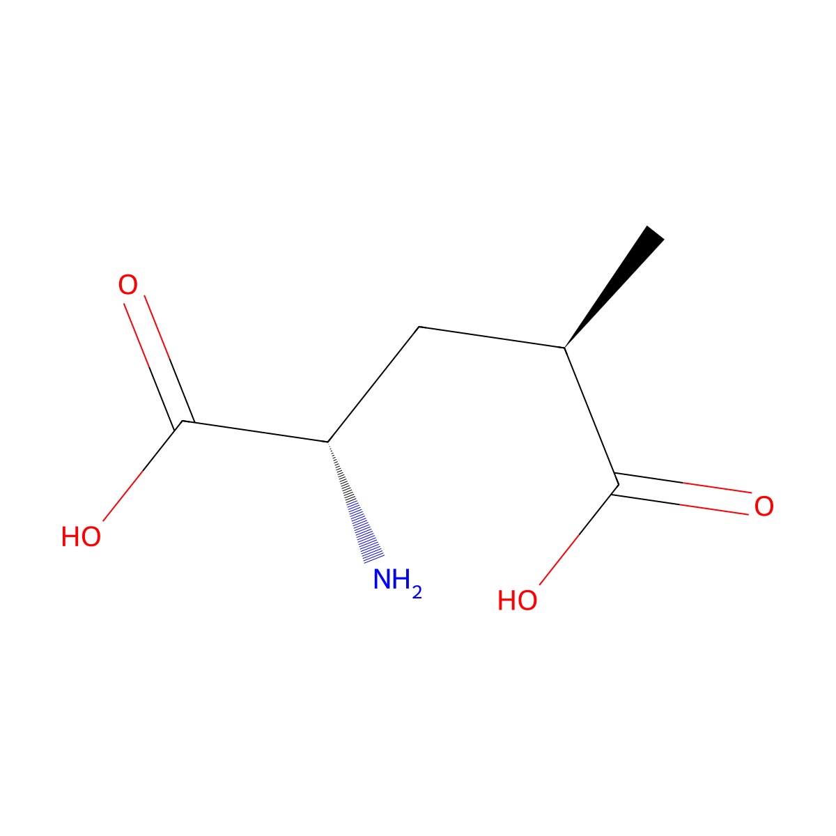 2S,4R-4-Methylglutamate molecular structure, CAS 77842-39-8