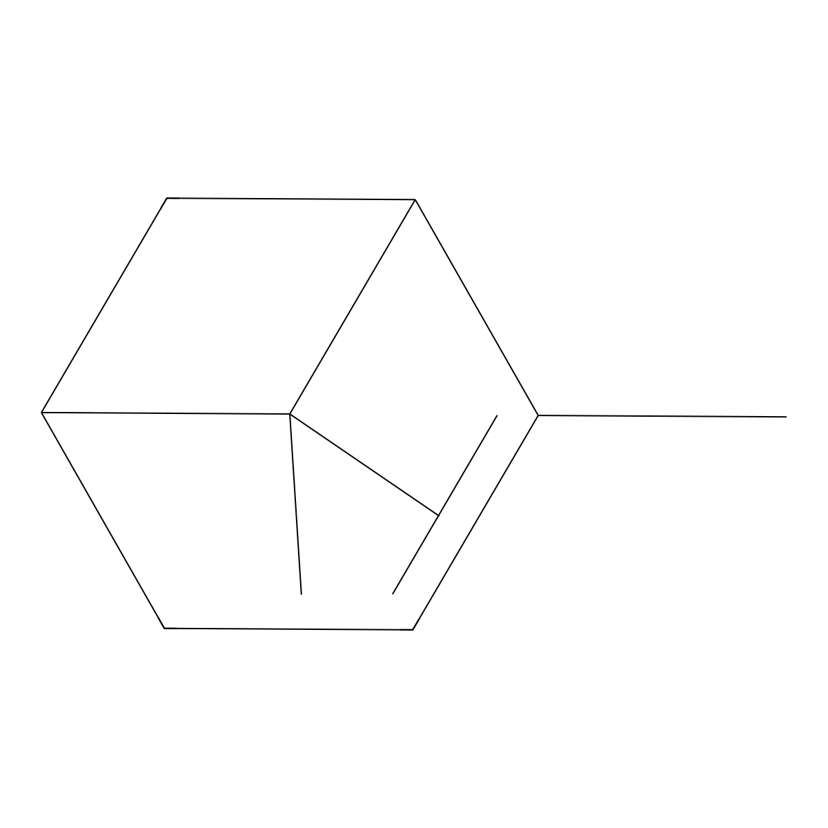 (-)-alpha-Pinene molecular structure, CAS 7785-26-4
