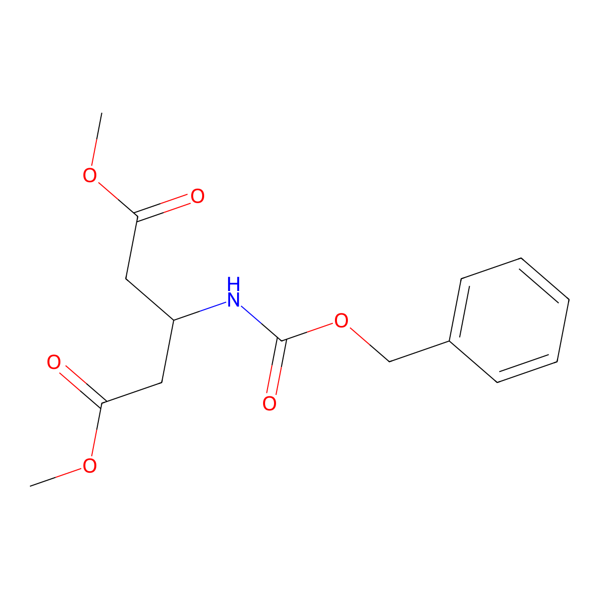 Pentanedioic acid, 3-[[(phenylmethoxy)carbonyl]amino]-, dimethyl ester molecular structure, CAS 77856-51-0