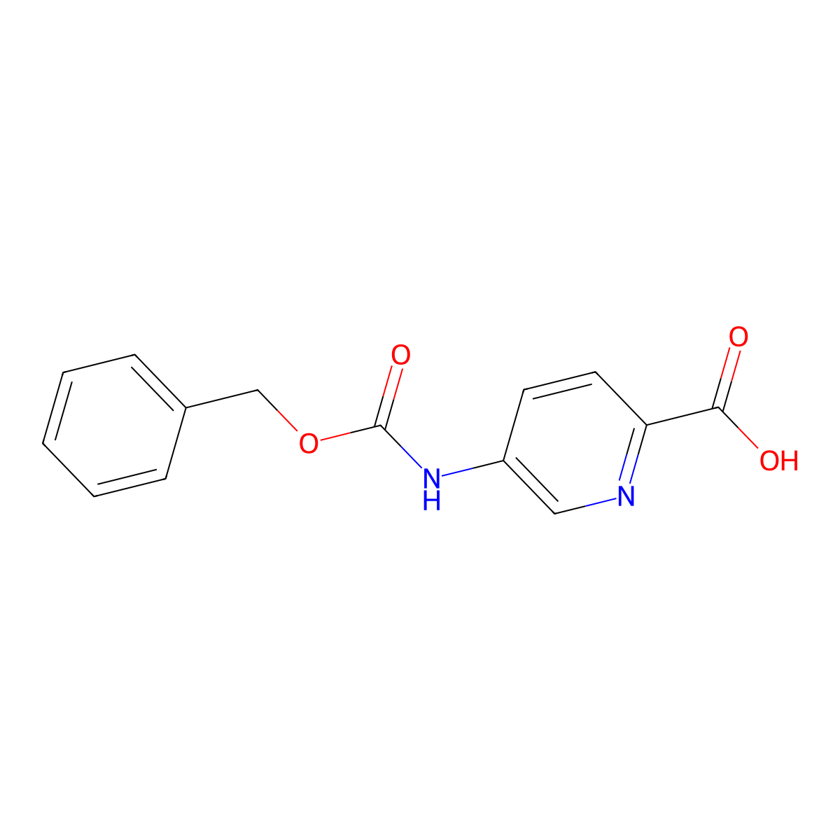 5-{[(Benzyloxy)carbonyl]amino}pyridine-2-carboxylic acid molecular structure, CAS 778601-88-0