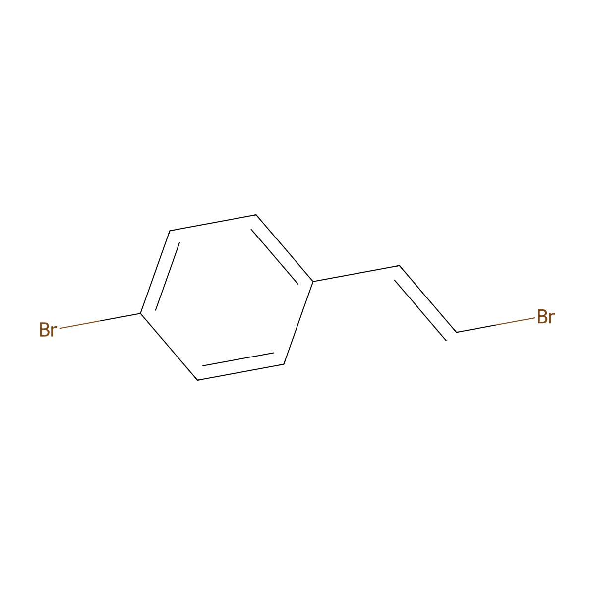 1-Bromo-4-((1E)-2-bromoethenyl)benzene molecular structure, CAS 778641-02-4
