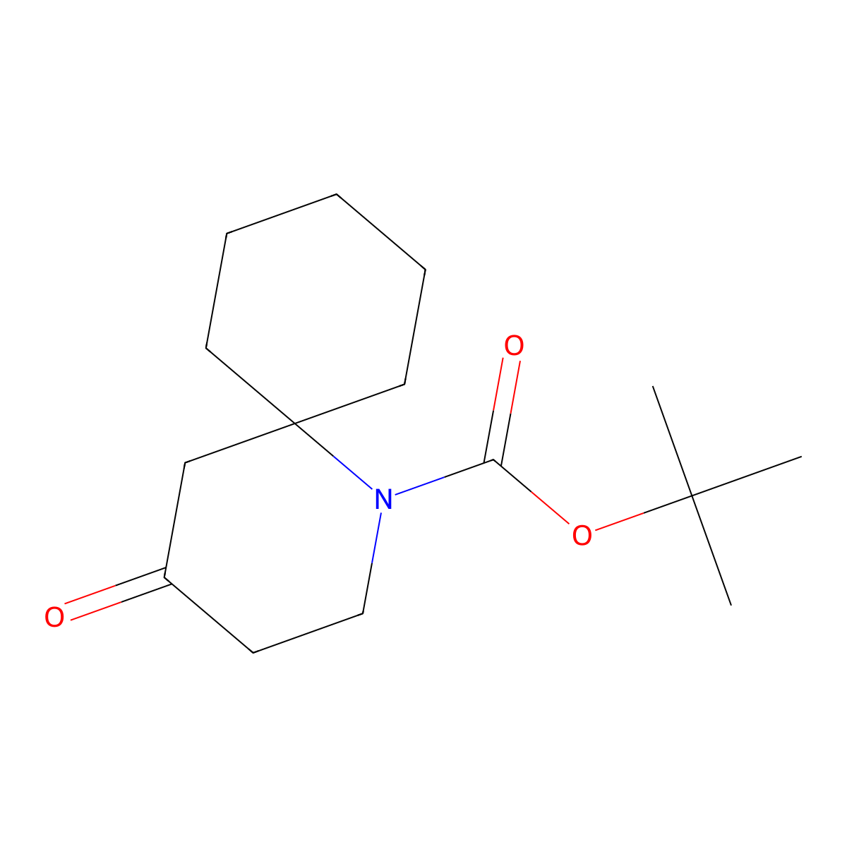 1-Boc-4-oxo-1-azaspiro[5.5]undecane molecular structure, CAS 778647-35-1