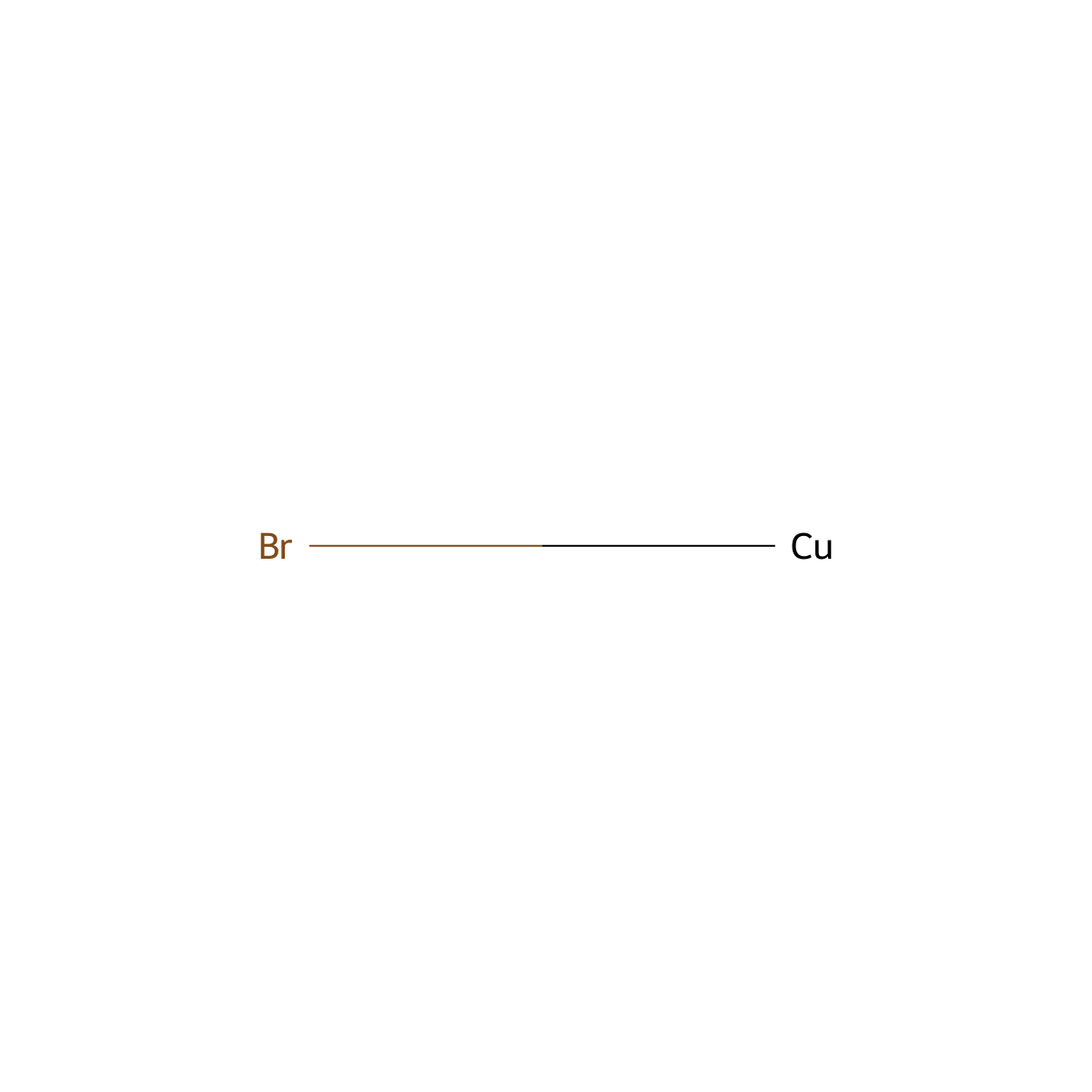 copper(I) bromide molecular structure, CAS 7787-70-4