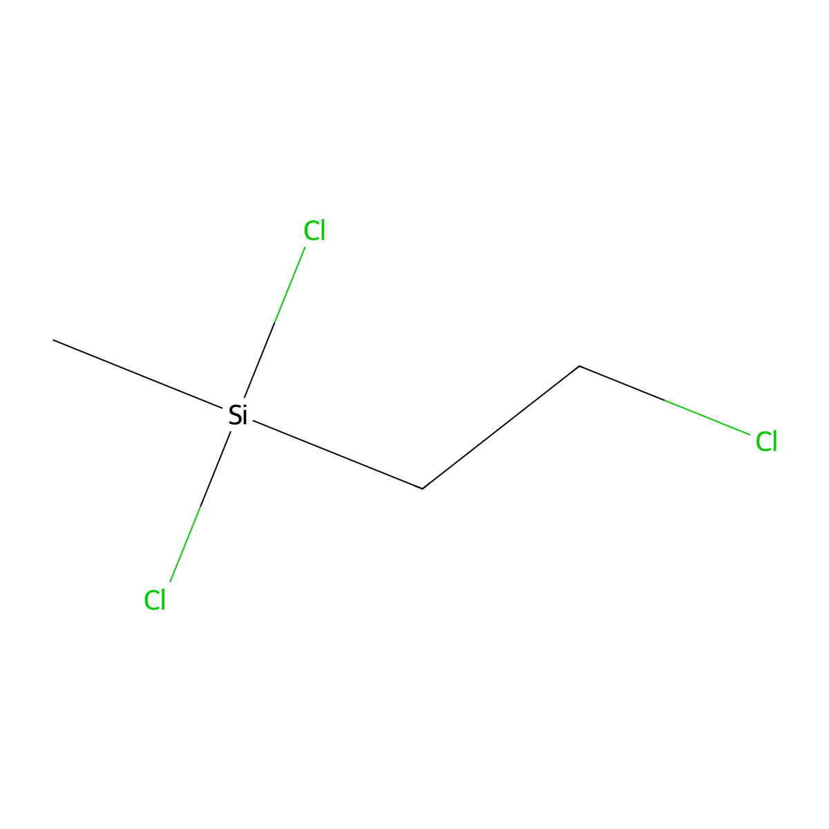 Silane, dichloro(2-chloroethyl)methyl- molecular structure, CAS 7787-85-1