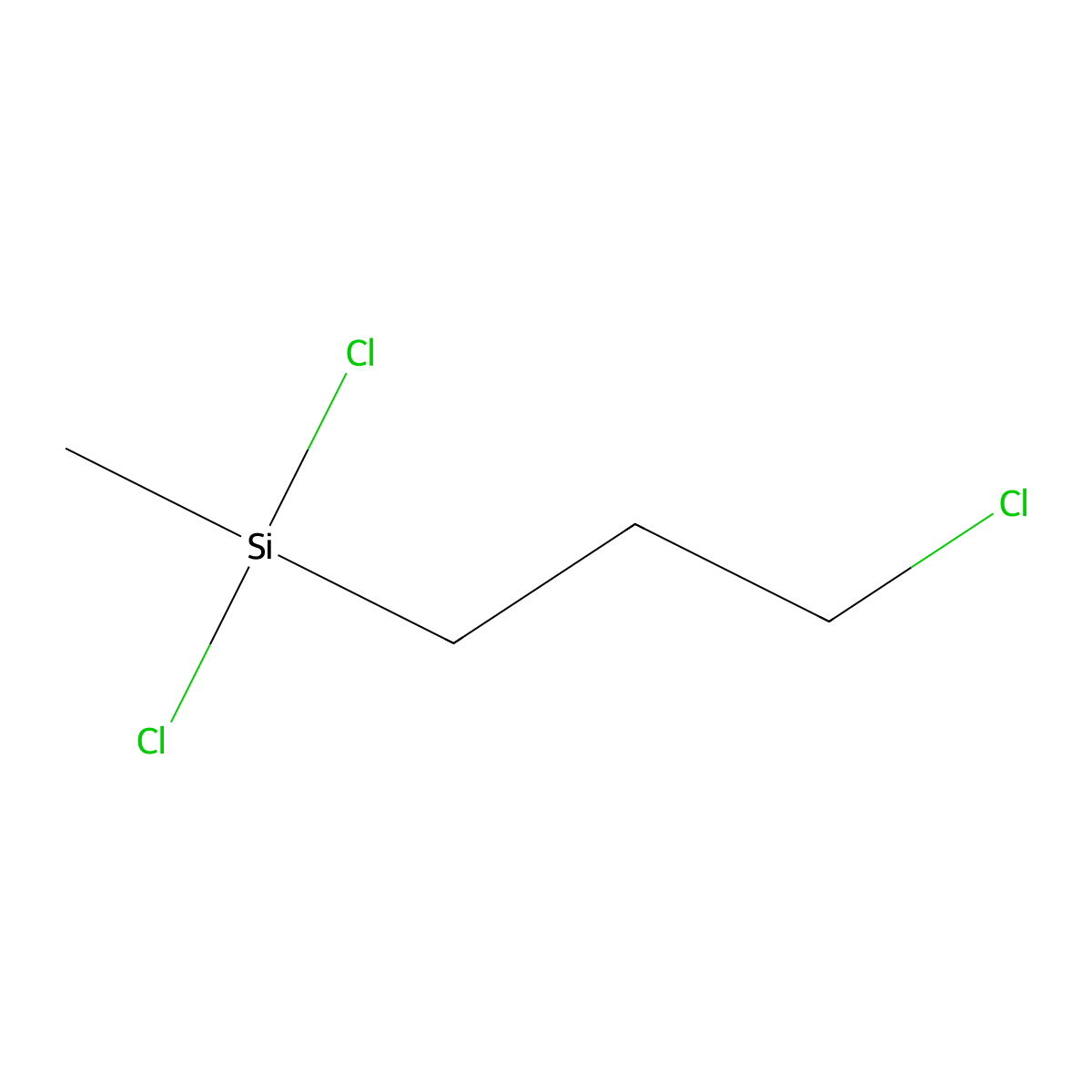 3-Chloropropyldichloromethylsilane molecular structure, CAS 7787-93-1