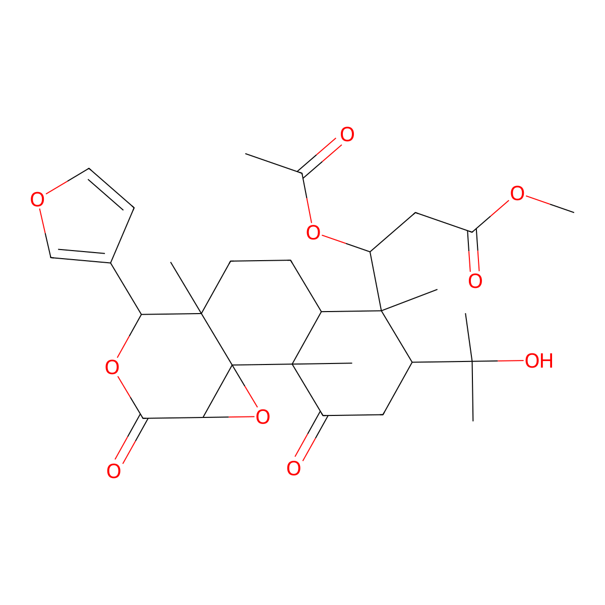 Methyl nomilinate molecular structure, CAS 77887-51-5