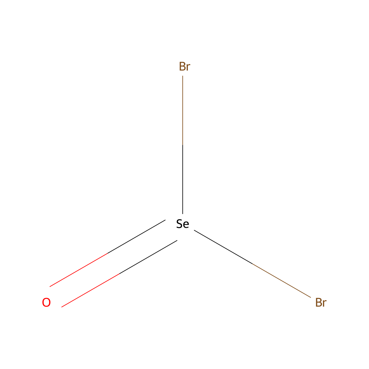 Seleninyl bromide molecular structure, CAS 7789-51-7