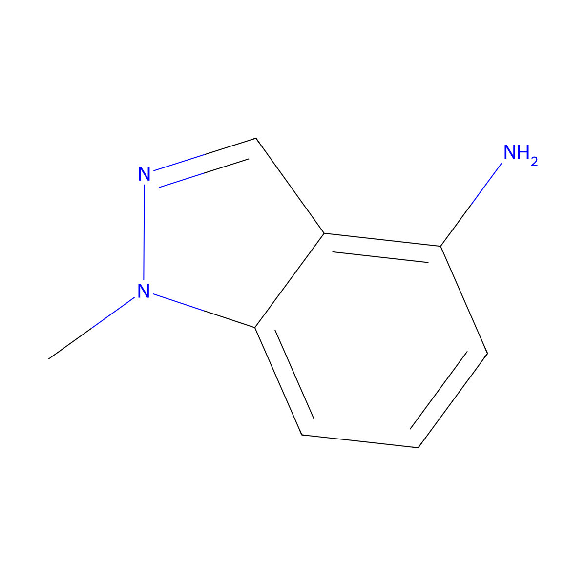 1H-Indazol-4-amine, 1-methyl- molecular structure, CAS 77894-69-0
