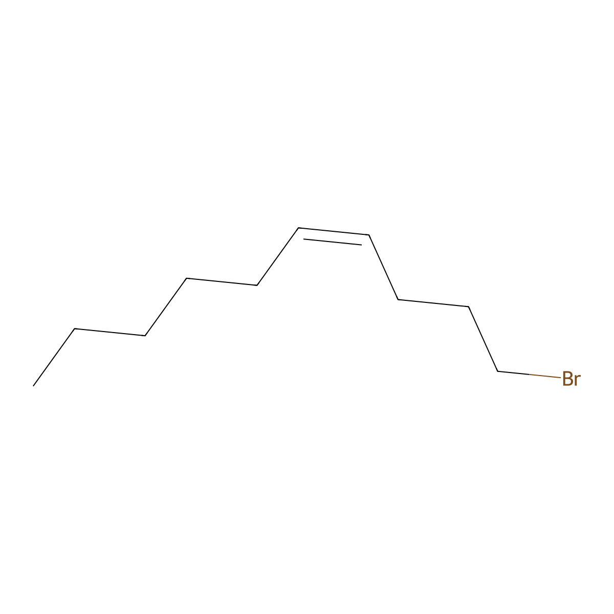 (Z)-1-Bromo-4-decene molecular structure, CAS 77899-13-9