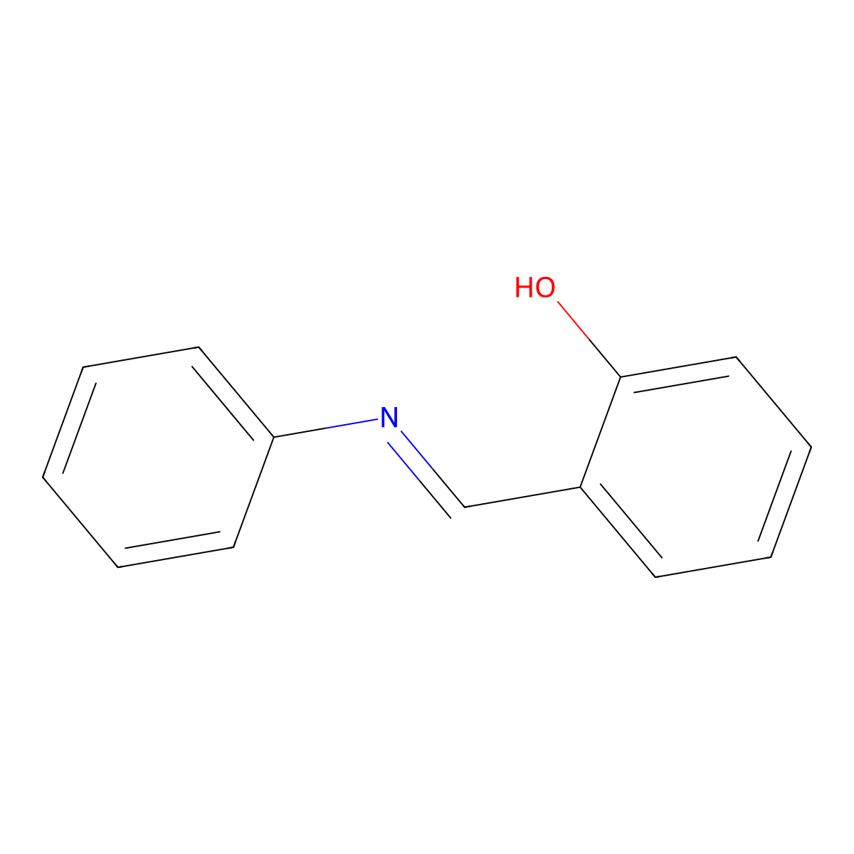 Salicylideneaniline molecular structure, CAS 779-84-0