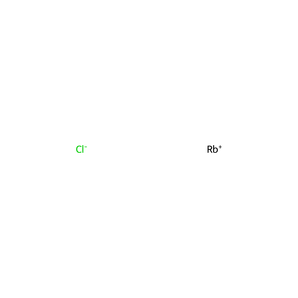 Rubidium Chloride molecular structure, CAS 7791-11-9