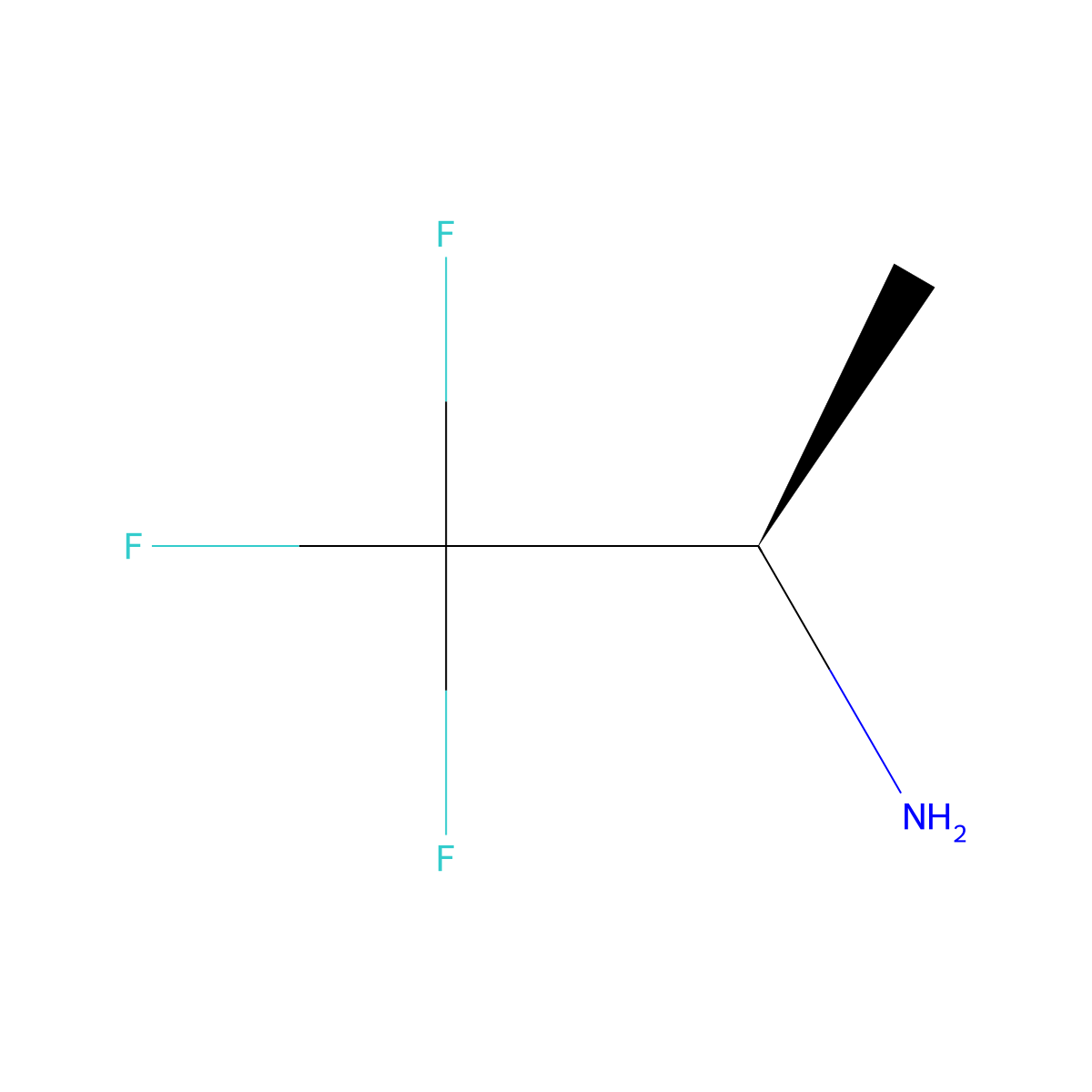 (2R)-1,1,1-Trifluoro-2-propanamine molecular structure, CAS 779303-24-1