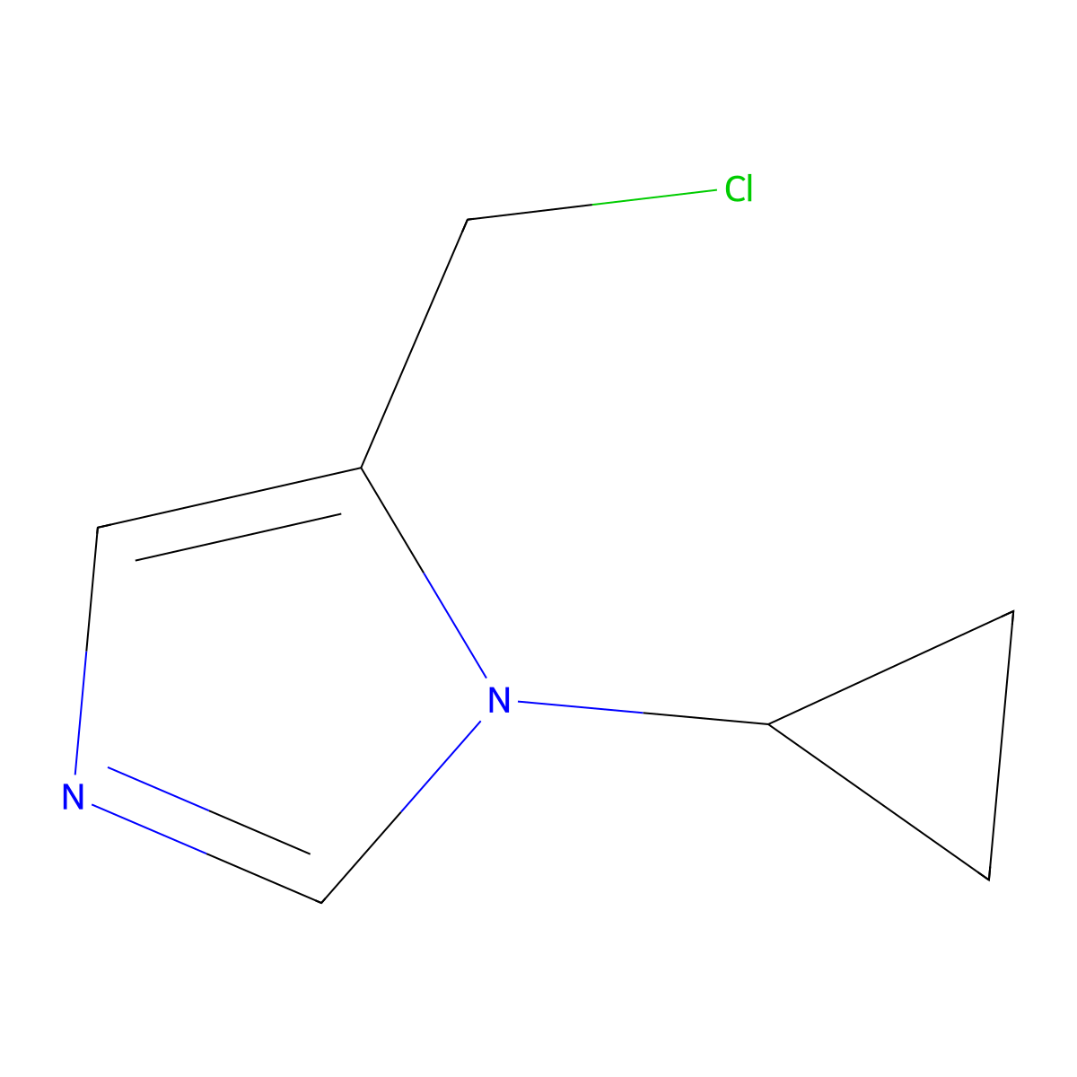 5-(Chloromethyl)-1-cyclopropyl-1H-imidazole molecular structure, CAS 779321-00-5