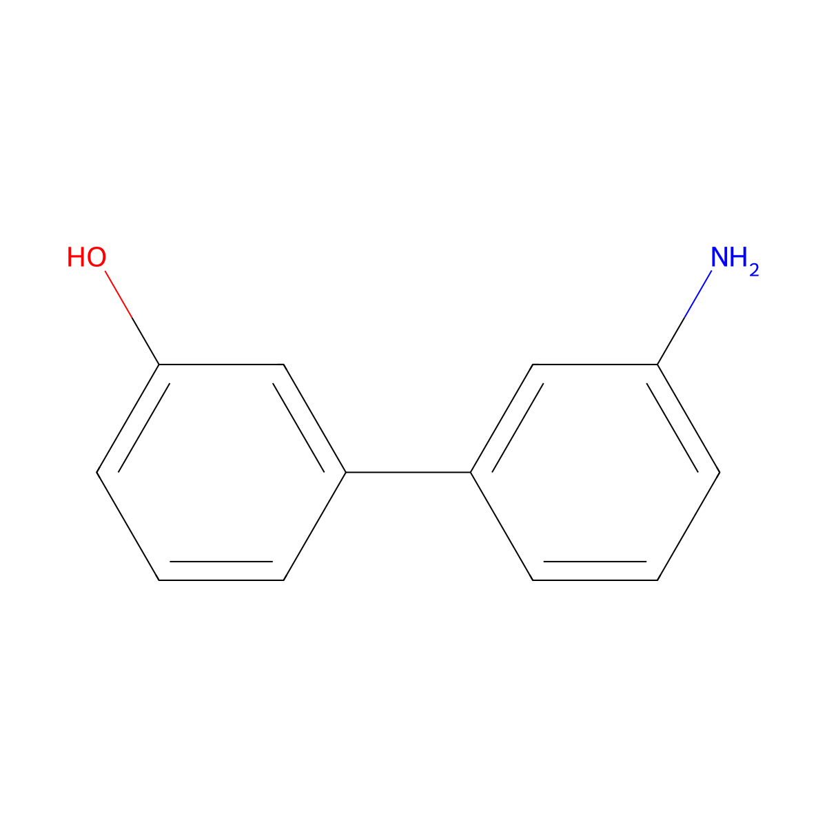 3-(3-Aminophenyl)phenol molecular structure, CAS 779341-19-4
