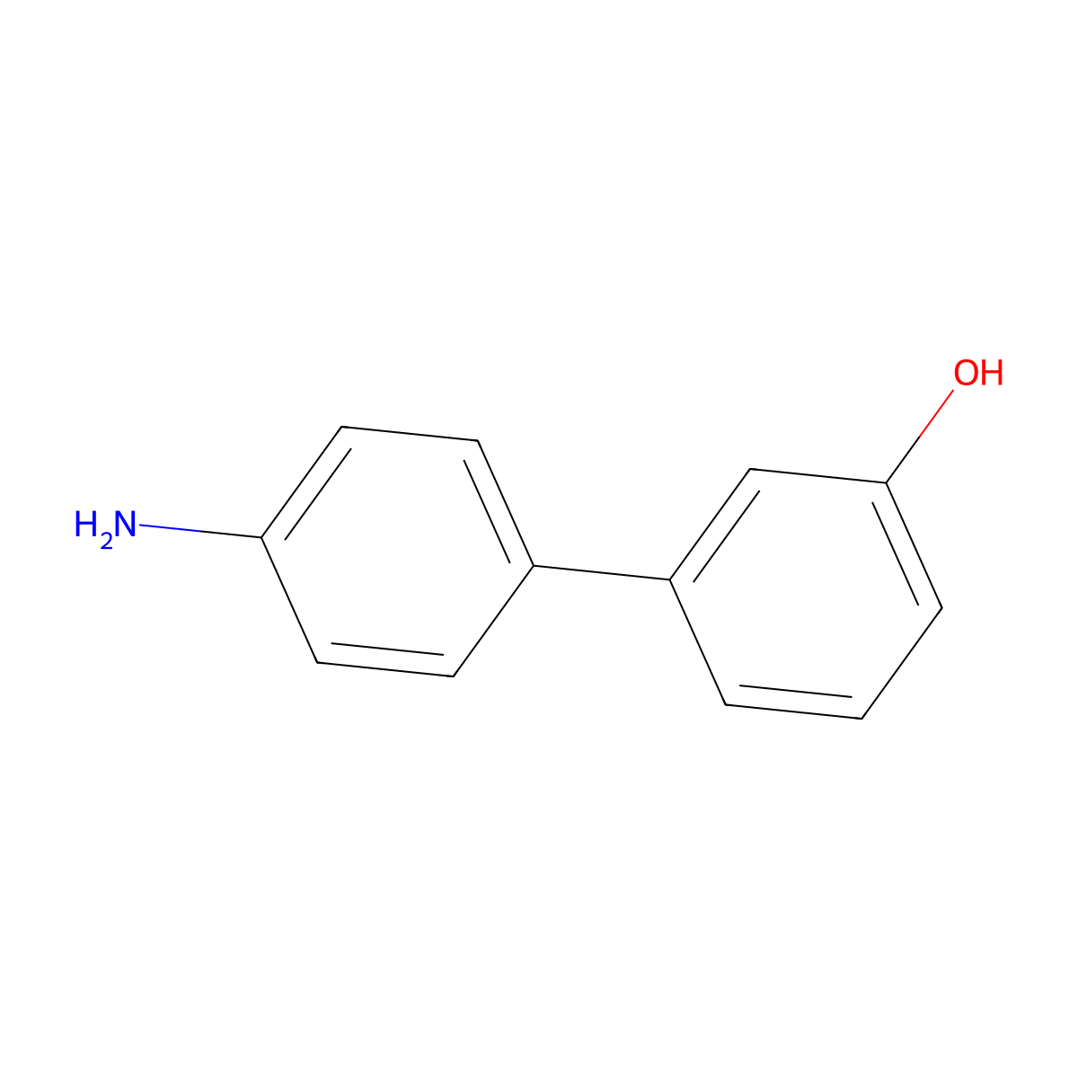 4'-Aminobiphenyl-3-ol molecular structure, CAS 779341-20-7