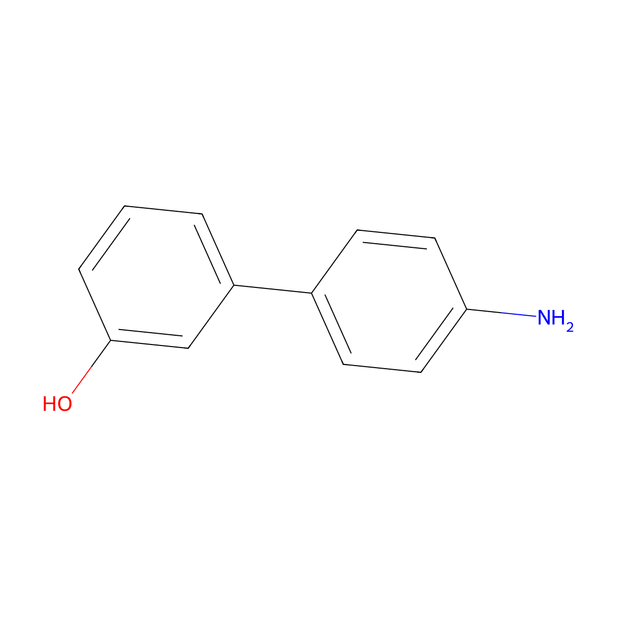 4'-Aminobiphenyl-3-ol molecular structure, CAS 779341-20-7