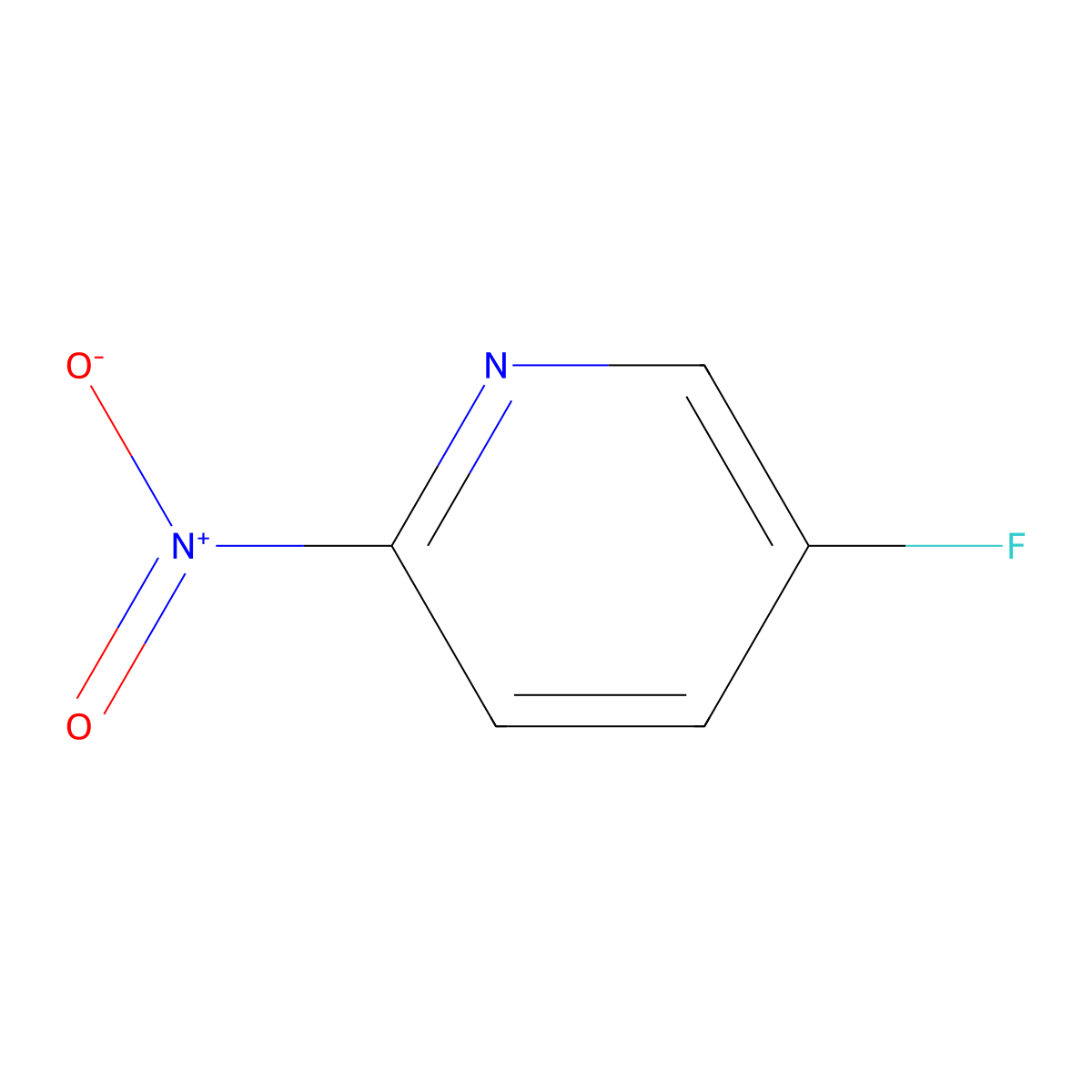 5-Fluoro-2-nitropyridine molecular structure, CAS 779345-37-8
