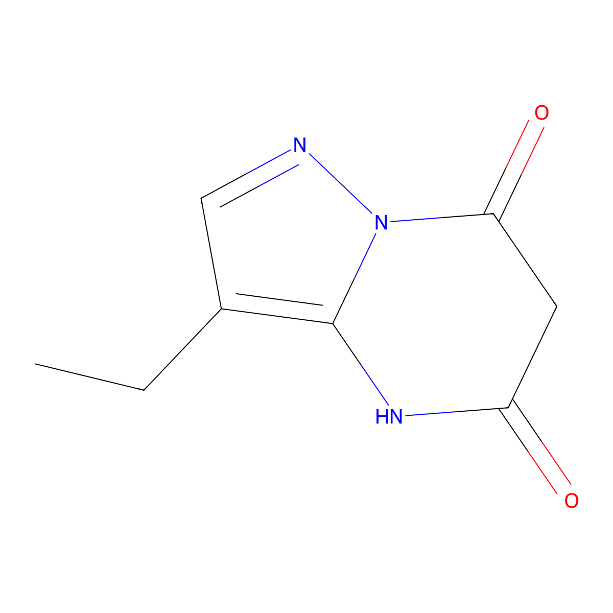 3-Ethylpyrazolo[1,5-a]pyrimidine-5,7(4h,6h)-dione molecular structure, CAS 779353-63-8