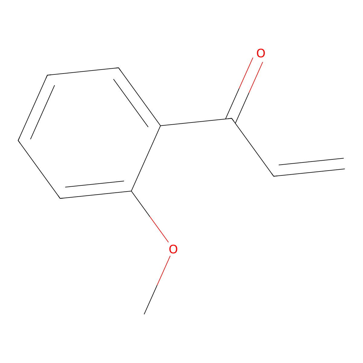 2-Propen-1-one, 1-(2-methoxyphenyl)- molecular structure, CAS 77942-10-0