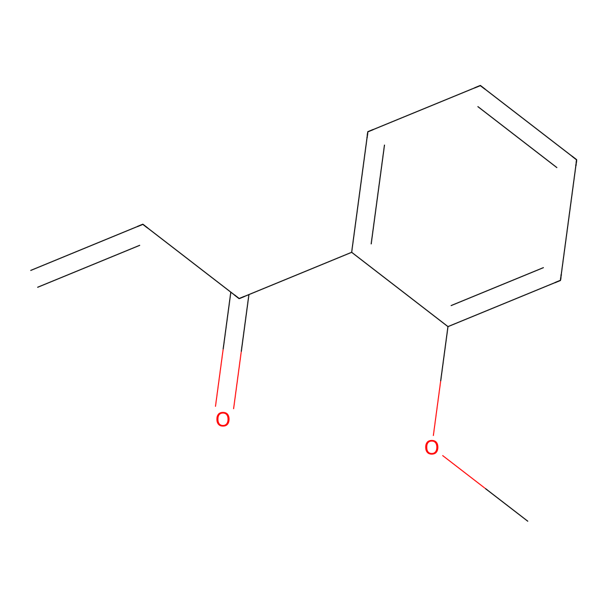 2-Propen-1-one, 1-(2-methoxyphenyl)- molecular structure, CAS 77942-10-0