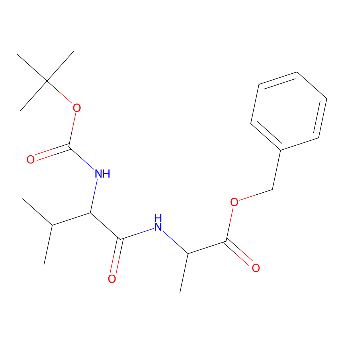 Boc-Val-Ala-OBn molecular structure, CAS 77946-33-9